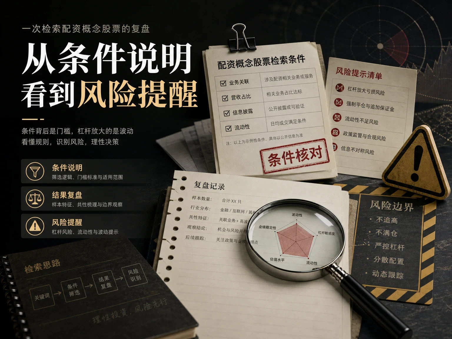 一次检索配资概念股票的复盘:从条件说明看到风险提醒 插图