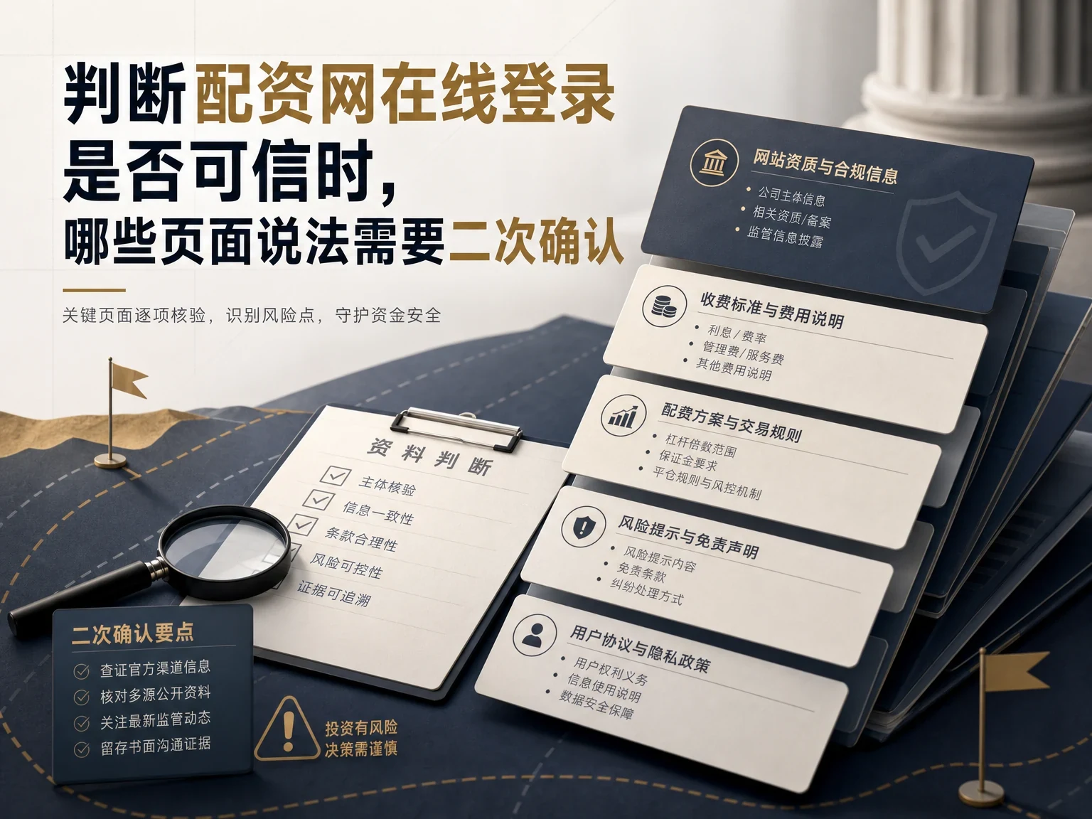 判断配资网在线登录是否可信时，哪些页面说法需要二次确认缩略图