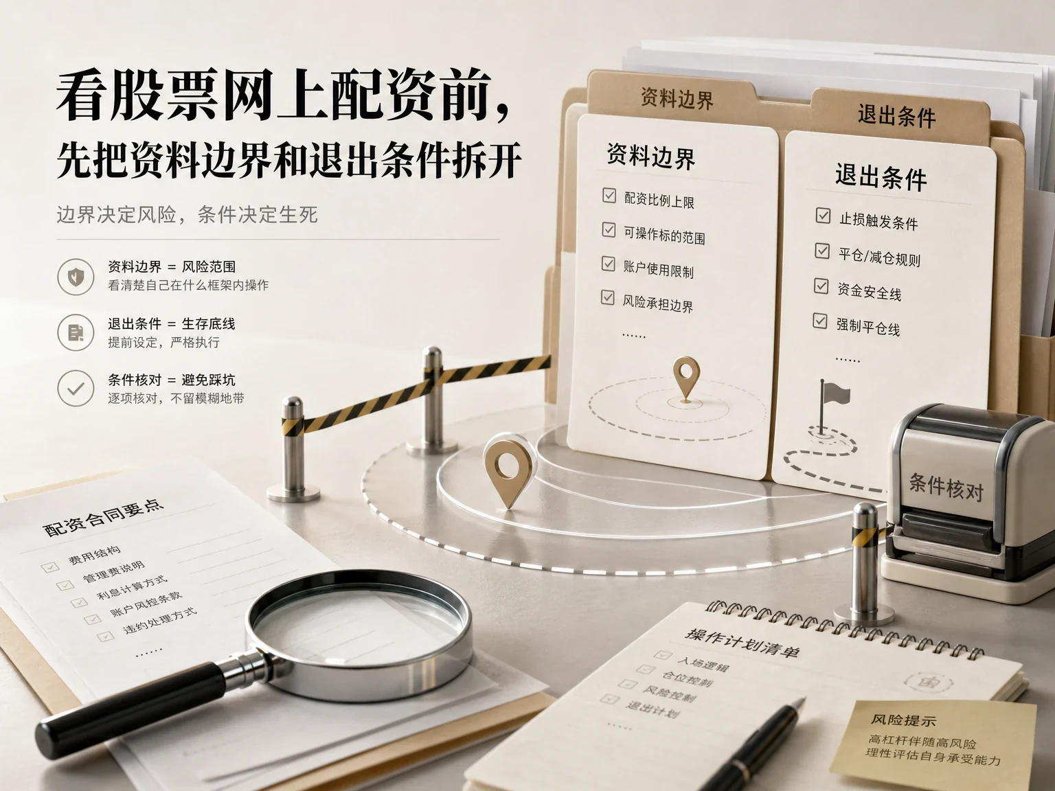 看股票网上配资前，先把资料边界和退出条件拆开 插图